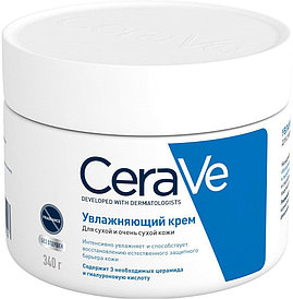 CeraVe увлажняющий крем для сухой и очень сухой кожи лица и тела  340мл