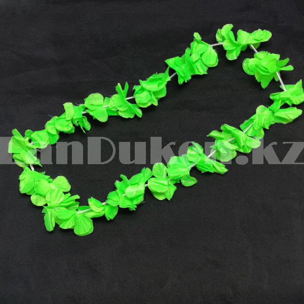Гавайские бусы Леи из цветов зеленых оттенков (44-50 см) - фото 4 - id-p56962514