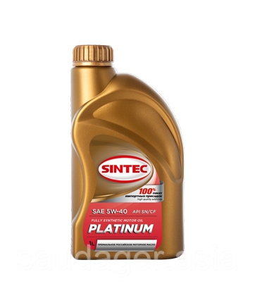 Масло моторное синтетическое SINTEC PLATINUM SAE 5W-40 API SN/CF (1 л)