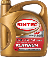 Масло моторное синтетическое SINTEC PLATINUM SAE 5W-40 API SN/CF (20 л)