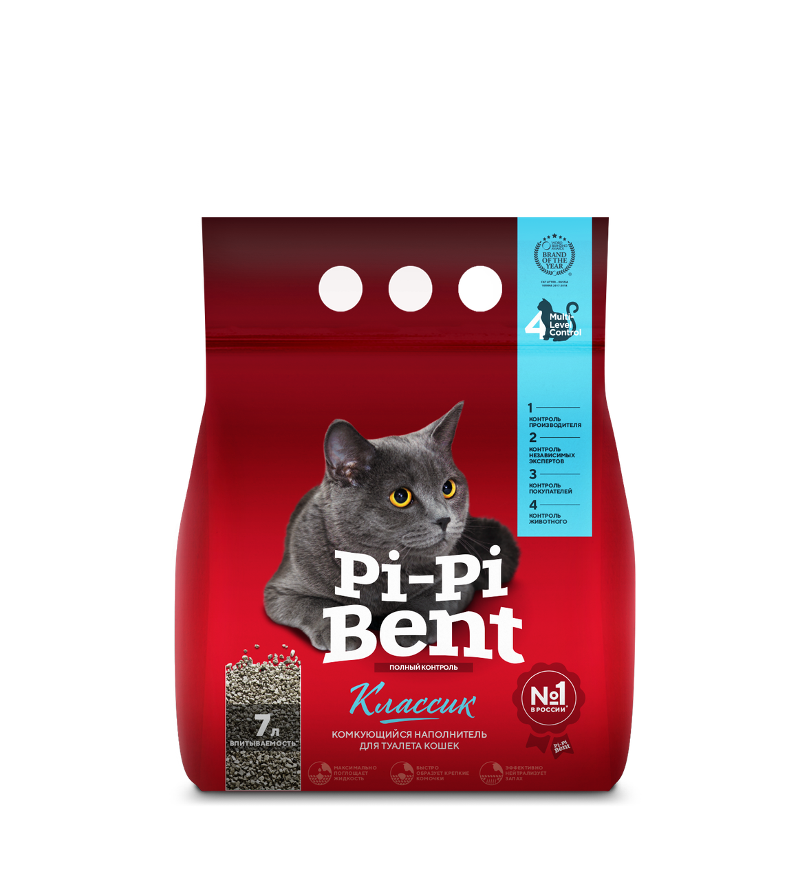 Pi-Pi-Bent Наполнитель комкующийся Классик, 7 л