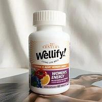 Wellify, энергетические мультивитамины и мультиминералы для женщин, 65 таблеток. 21st Century