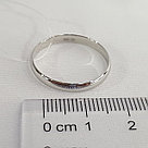 Обручальное кольцо из серебра SOKOLOV 94110002 покрыто  родием, фото 6
