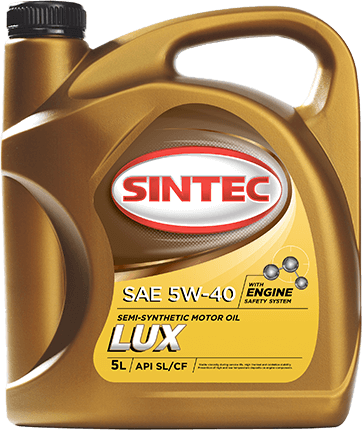 Масло моторное SINTEC LUX SAE 5W-40 API SL/CF (5л)