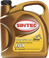 Масло полусинтетическое SINTEC LUX SAE 10w40 API SL/CF (5 л)