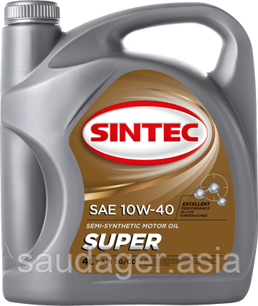 Масло моторное SINTEC SUPER SAE 10w40 API SG/CD (3л)