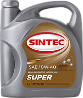Масло моторное SINTEC SUPER SAE 10w40 API SG/CD (3л)