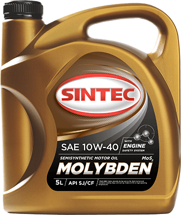 Масло моторное SINTEC MOLYBDEN SAE 10W-40 API SJ/CF (1л)