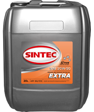 Масло моторное SINTEC EXTRA SAE 20W-50 API SG/CD (20л)