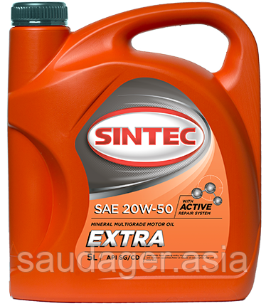 Масло моторное SINTEC EXTRA SAE 20W-50 API SG/CD (60л) - фото 2 - id-p100301736