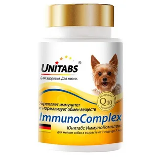 Unitabs ImmunoComplex для мелких собак, для поддержания иммунитета 100таб.