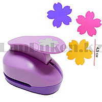 Дыроколы для скрапбукинга фигурный Цветок Kamei фиолетовая