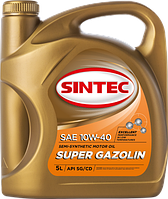 Масло моторное SINTEC Super Gazolin SAE 10w40 API SG/CD (4л)