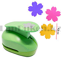 Дыроколы для скрапбукинга фигурный Цветок Kamei зеленая