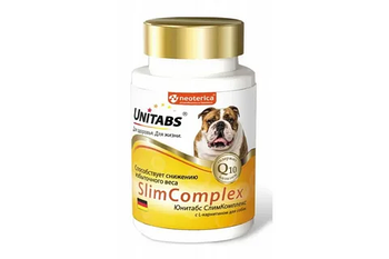 Unitabs SlimComplex для снижения избыточного веса у собак 100таб.