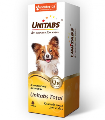 Unitabs Total витаминно-минеральный комплекс для собак 50мл - фото 1 - id-p100302682