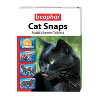 Beaphar Cat Snaps мысықтарға арналған мультивитаминдер 75 қойынды.