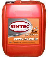Масло моторное SINTEC Extra Gazolin SAE 20w50 API SG/CD (20л)