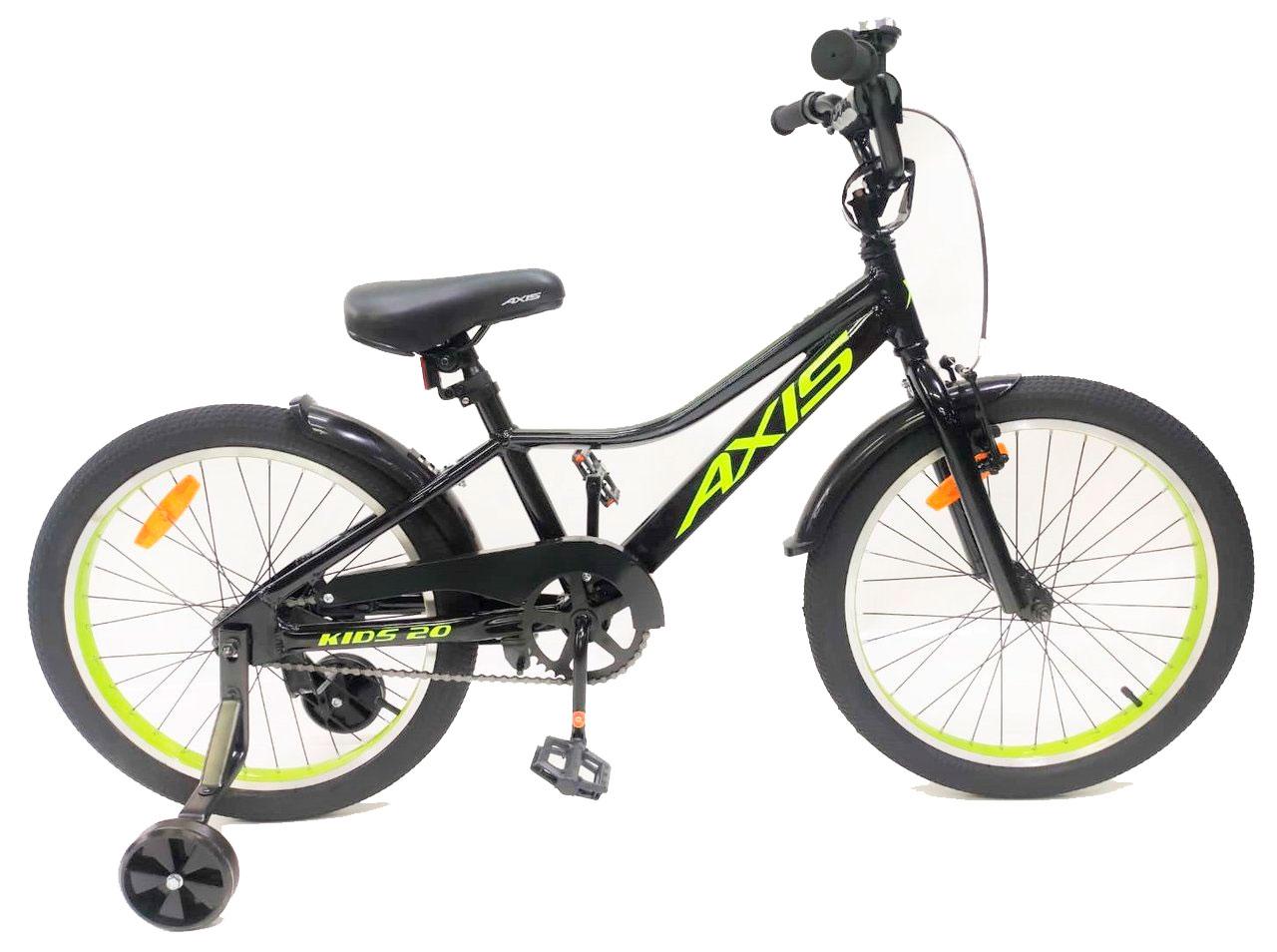 Детский велосипед AXIS KIDS 20 (2022) Black/Yellow