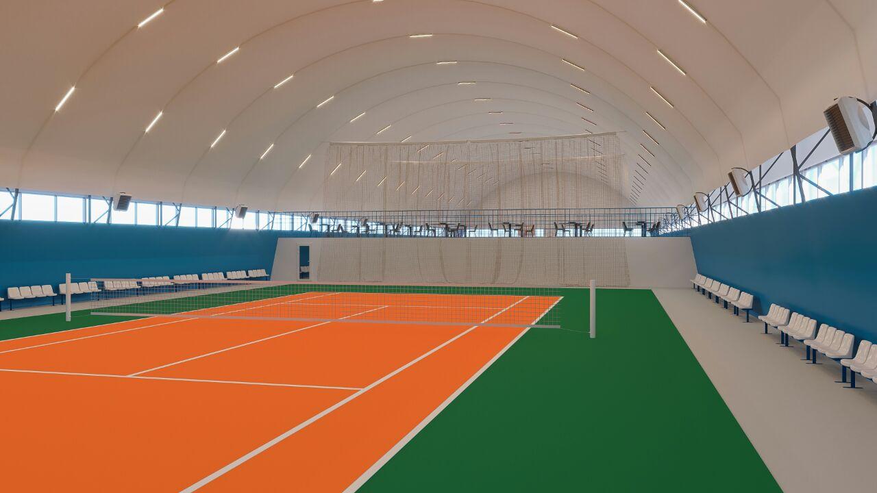 Строительство крытых теннисных кортов под ключ - фото 3 - id-p100302975