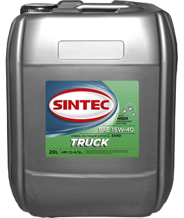 Масло моторное SINTEC TRUCK SAE 15W-40 API CI-4/SL (5л)