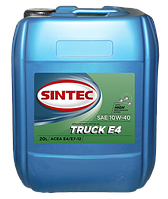Масло моторное SINTEC TRUCK E4 SAE 10W-40 (20л)