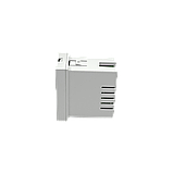 Shelbi Розетка зарядка USB, Type-C, 45х22.5 мм, чёрная, фото 4