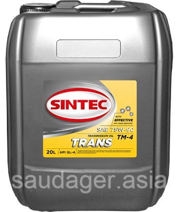 Масло трансмиссионное SINTEC TRANS ТМ4 SAE 75W-90 API GL-4 (20л)