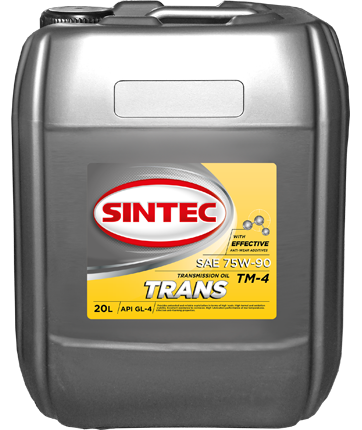 Масло трансмиссионное SINTEC TRANS ТМ4 SAE 75W-90 API GL-4 (20л), фото 1