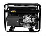 Бензиновый генератор HUTER DY8000L 64/1/33 (6.5 кВт, 220 В, ручной старт, бак 25 л), фото 3