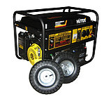 Бензиновый генератор HUTER DY6500LX 64/1/15 (5,5 кВт, 220 В, ручной/электро, бак 22 л, колеса), фото 3