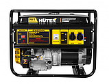Бензиновый генератор HUTER DY6500L 64/1/6 (5.0 кВт, 220 В, ручной старт, бак 22 л), фото 2