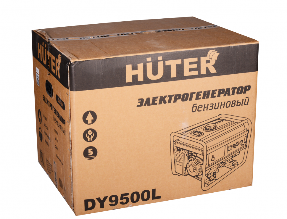 Электрогенератор HUTER DY 9500 L 64/1/39 (7.5 кВт, 220 В, ручной старт, бак 25 л) - фото 8 - id-p100309219