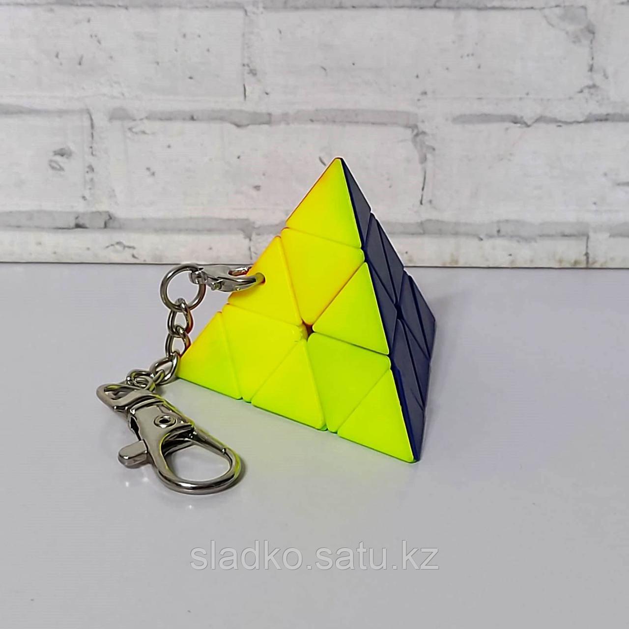 Брелок mini 3x3 Pyraminx with keychain - фото 1 - id-p55113137