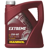 Моторное масло Mannol Extreme 5W-40, 4 литра