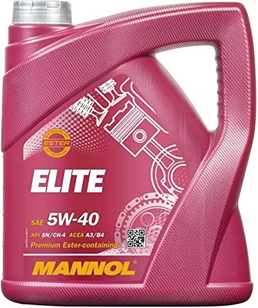 Моторное масло Mannol Elite 5W-40, 4 литра