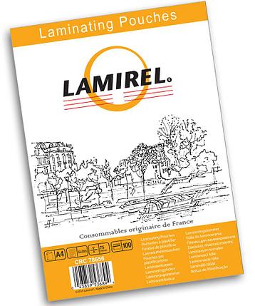 Пленка для ламинирования Fellowes Lamirel А4, 75мкм, 100 шт., фото 2