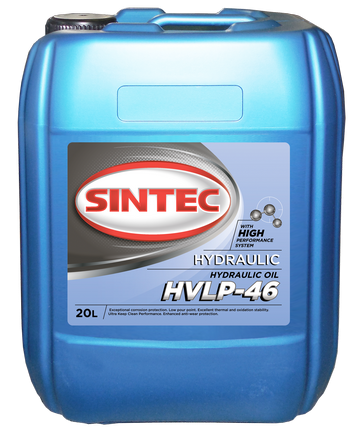 Масло гидравлическое Sintec HVLP 46 Hydraulic Oil (20л)