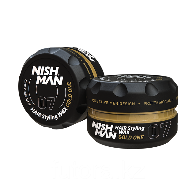 Воск на водной основе "NISHMAN Hair Styling Wax - 07 Gold One" - фото 1 - id-p100318984