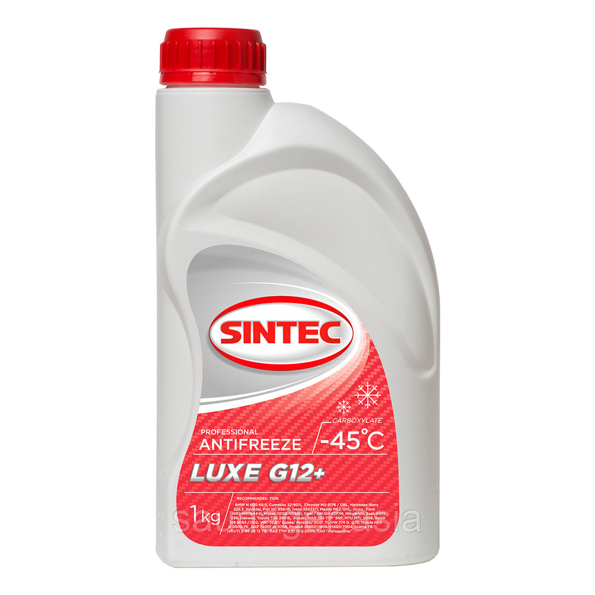 Антифриз SINTEC ANTIFREEZE LUX-OEM G12+ (-45) карбоксилатный (1кг)