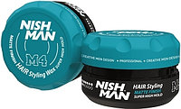 Воск матовый "NISHMAN Matte Finish Hair Styling Wax M4 Super High Hold"