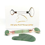 Набор гуаша anti aging facial massage gift set авантюрин, фото 2