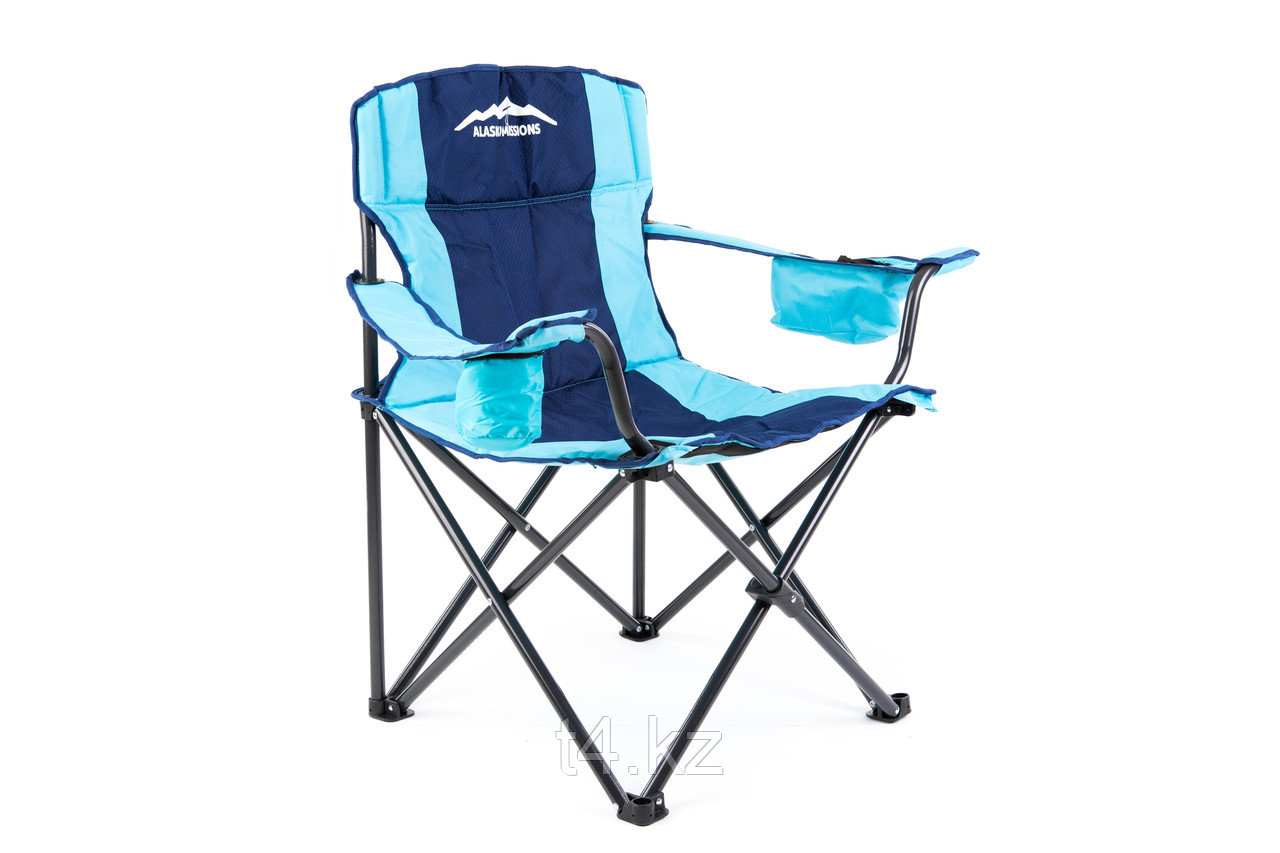 Складное туристическое кресло полного размера - ALASKA BLUE