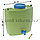 Пластиковый умывальник универсальный с крышкой и краном 9 л Альтернатива цвета голубой и зеленый, фото 2