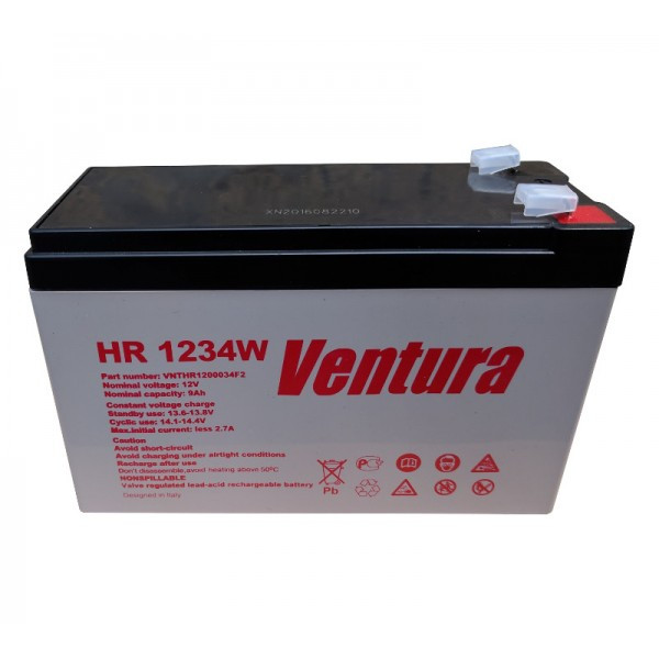 Аккумулятор Ventura HR1234W (12В, 9Ач. AGM ), фото 1