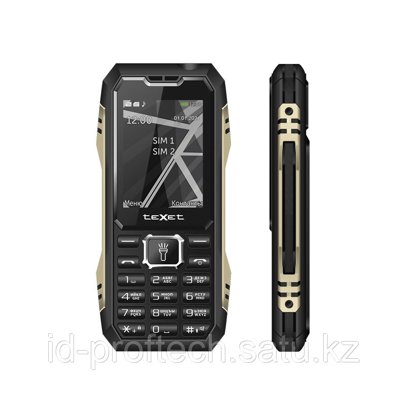 Мобильный телефон Texet TM-D424 черный - фото 1 - id-p100325120