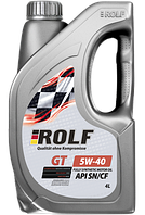 Моторное масло Rolf GT SAE 5W-40 API SN/CF, 4 литра