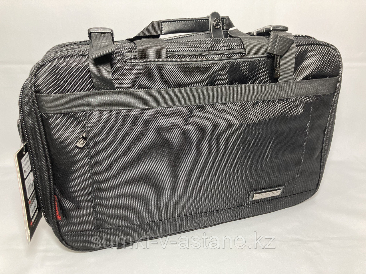 Мужской сумка- портфель из ткани "Numanni" (высота 30 см, ширина 44 см, глубина 14 см) - фото 2 - id-p48975452