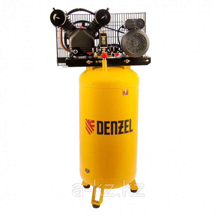 Компрессор воздушный BCV2200/100V, ременный привод , 2.3 кВт, 100 литров, 440 л/мин Denzel - фото 1 - id-p100327633