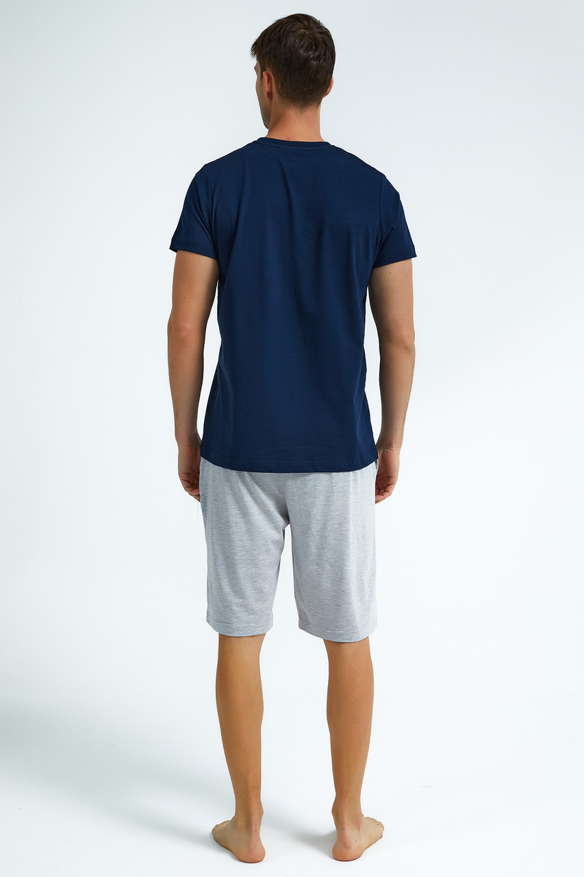 Пижама мужская XL / 50-52, Синий - фото 4 - id-p100327933